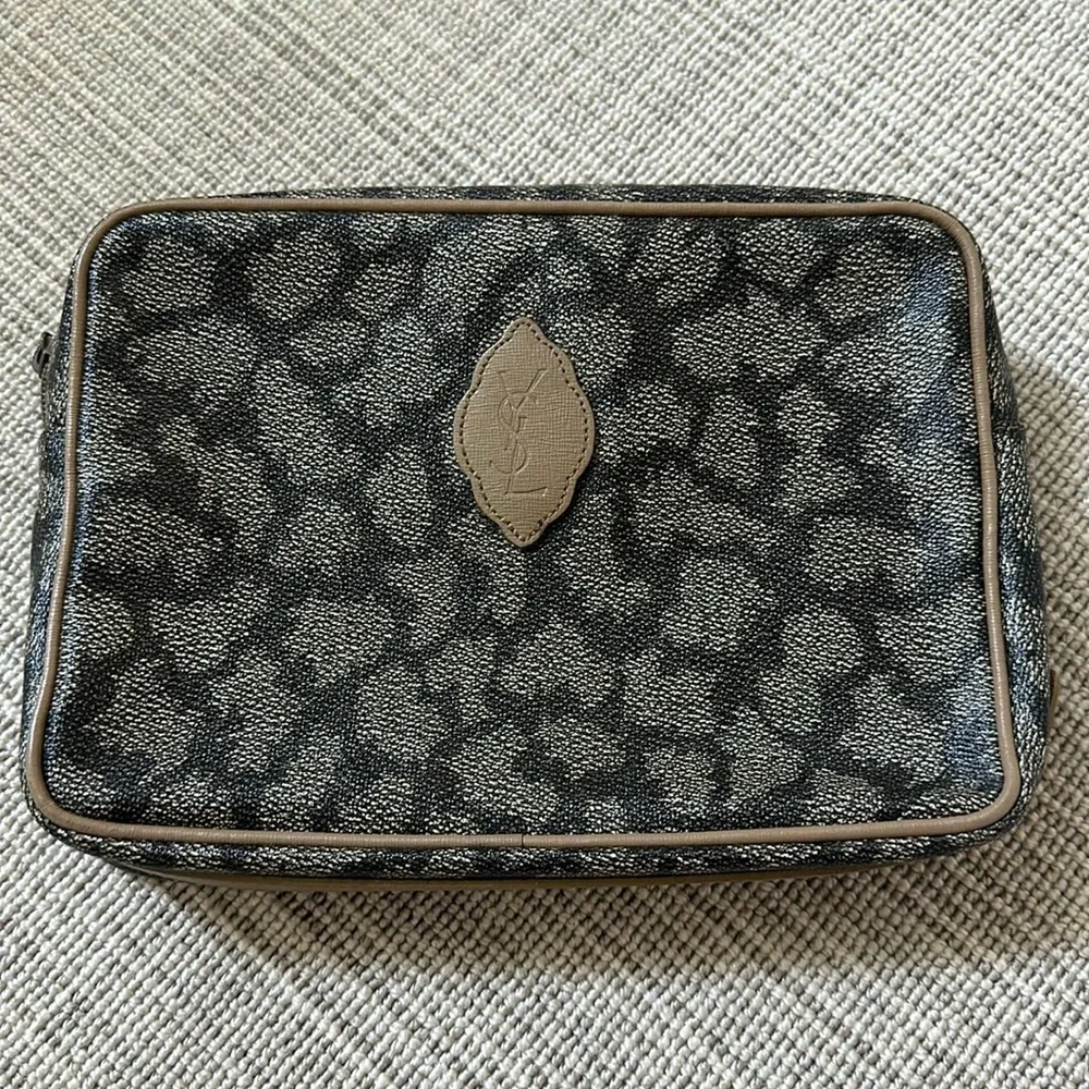 YSL Cosmetic Pouch - Giraffe Print